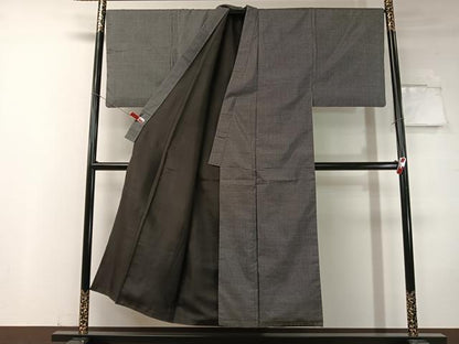 平和屋着物●男性 本場大島紬 アンサンブル 一元絣 正絹 逸品 CABC2731vp
