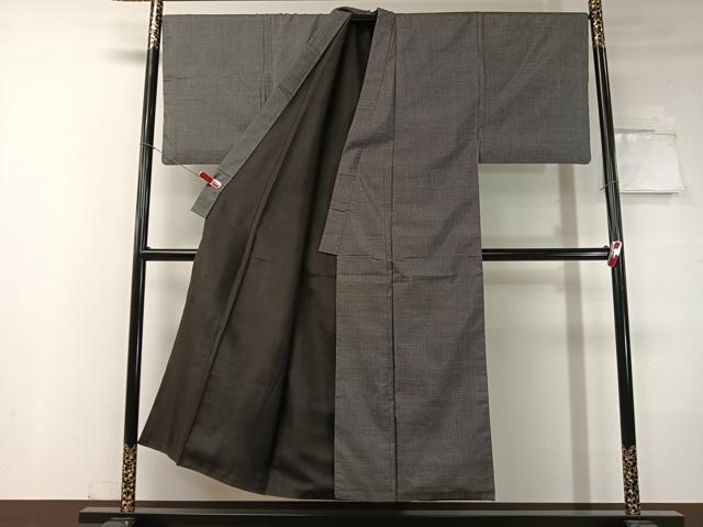 平和屋着物●男性 本場大島紬 アンサンブル 一元絣 正絹 逸品 CABC2731vp