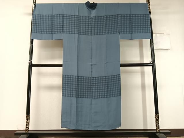 平和屋着物●男性 本場大島紬 アンサンブル 長襦袢セット 100亀甲 総詰め キングサイズ 正絹 逸品 未使用 CABC2732vp