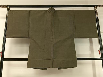 平和屋着物●男性 本場大島紬 アンサンブル 絣文様 正絹 逸品 CABC2735vp