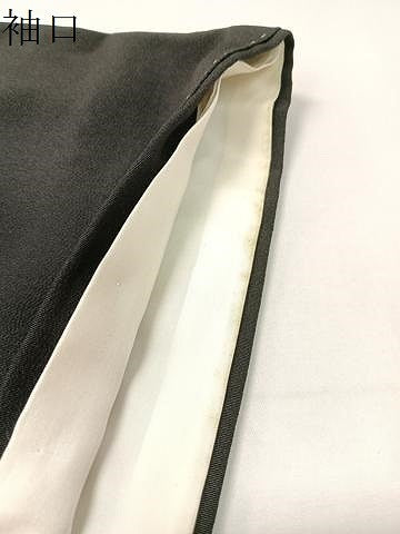平和屋着物●創業460年・千總 黒留袖 駒刺繍 束ね熨斗吉祥花文 金彩 三越扱い 正絹 逸品 CABC2739vp