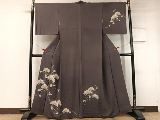 平和屋着物●訪問着 裏菊 金彩 正絹 逸品 CABC2740vp