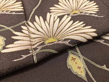 平和屋着物●訪問着 裏菊 金彩 正絹 逸品 CABC2740vp