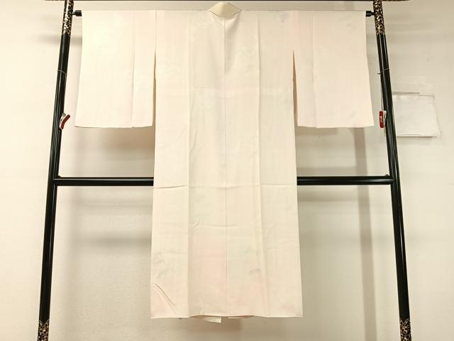 平和屋着物●長襦袢 袷 立波地紋 暈し染め 半衿刺繍 正絹 逸品 未使用 CABC2741vp