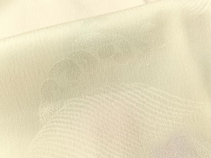 平和屋着物●長襦袢 袷 立波地紋 暈し染め 半衿刺繍 正絹 逸品 未使用 CABC2741vp