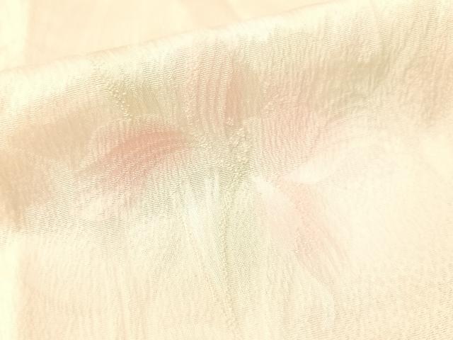 平和屋着物●長襦袢　袷　草花地紋　暈し染め　正絹　逸品　未使用　CABF0480vp