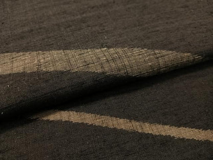 平和屋着物●上質な紬 斜線文 正絹 逸品 CABC2745vp