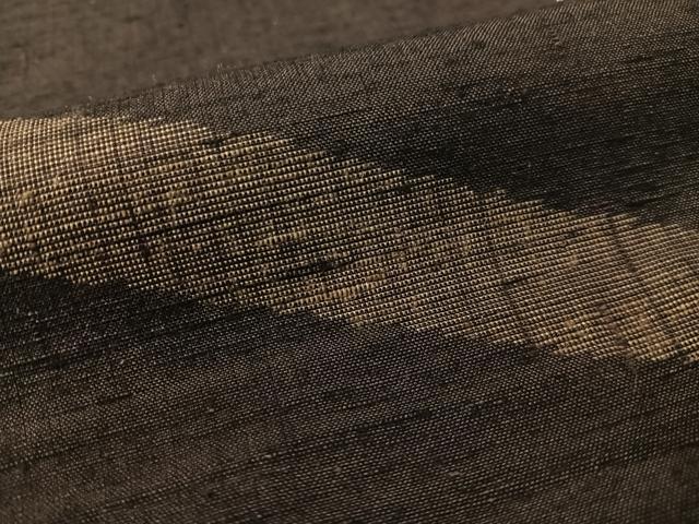 平和屋着物●上質な紬 斜線文 正絹 逸品 CABC2745vp