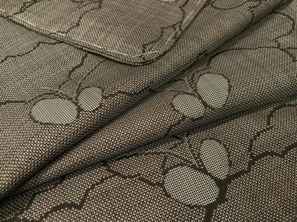 平和屋着物●本場大島紬 9マルキ 雲重ね舞蝶文 正絹 逸品 未使用 CABC2754vp