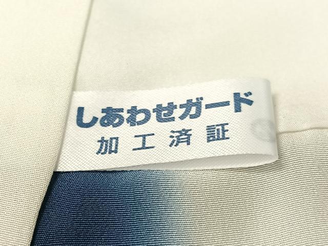 平和屋着物●上質な小紋 舞花文 正絹 逸品 CABC2755vp