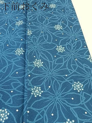 平和屋着物●上質な小紋 舞花文 正絹 逸品 CABC2755vp