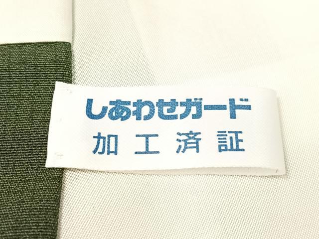 平和屋着物●本場染大島紬 訪問着 舞葉文 正絹 逸品 CABC2756vp