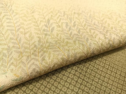 平和屋着物●二代目 川村久太郎 訪問着 切嵌鹿の子花文 正絹 逸品 CABC2759vp