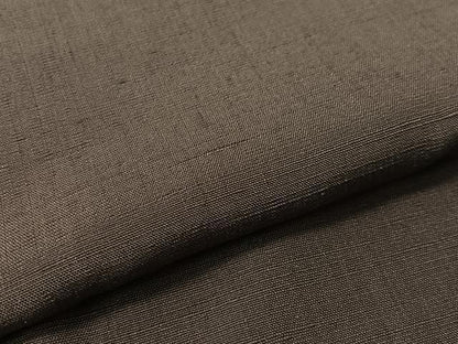 平和屋着物●上質な紬 滅紫色 正絹 逸品 CABC2762vp