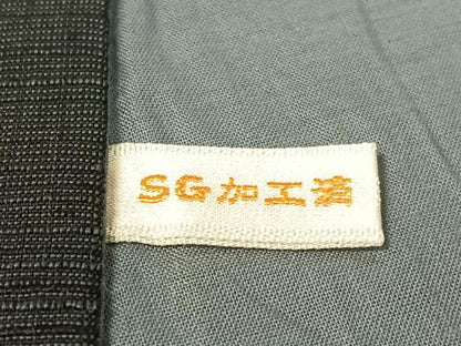 平和屋着物●男性 紬 アンサンブル 蝋色 キングサイズ 正絹 逸品 CABC2775vp