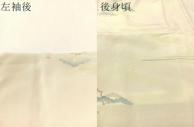 平和屋着物●訪問着 友禅 作家物 御所解文 暈し染め ロング丈 正絹 逸品 CABC2791vp