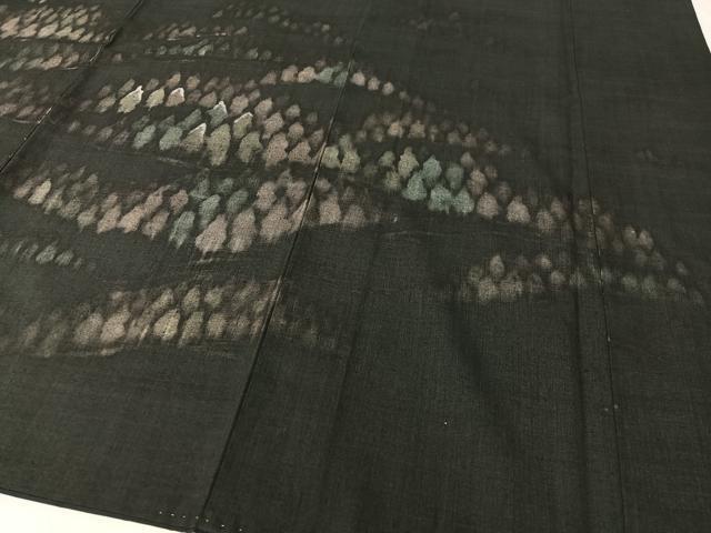 平和屋着物●訪問着 紬地 刺繍 草木文 伊勢丹扱い 正絹 逸品 CABC2793vp