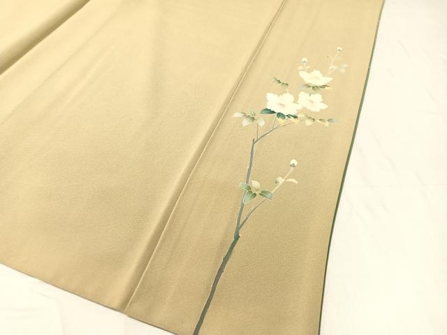平和屋着物●訪問着 友禅 作家物 枝花文 暈し染め 正絹 逸品 CABC2795vp