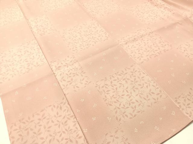 平和屋着物●上質な小紋 市松南天文 暈し染め 正絹 逸品 未使用 CABC2797vp