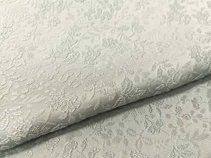 平和屋着物●上質な色無地 草花地紋 勿忘草色 さが美扱い 正絹 逸品 未使用 CABC2799vp