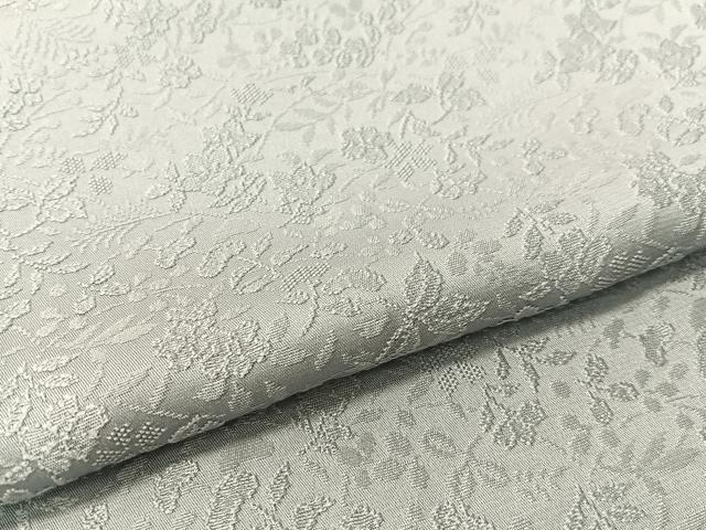 平和屋着物●上質な色無地 草花地紋 勿忘草色 さが美扱い 正絹 逸品 未使用 CABC2799vp