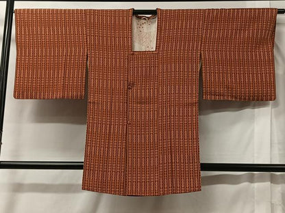 平和屋着物＃道行コート 花間道 正絹 逸品 CABC2858ua
