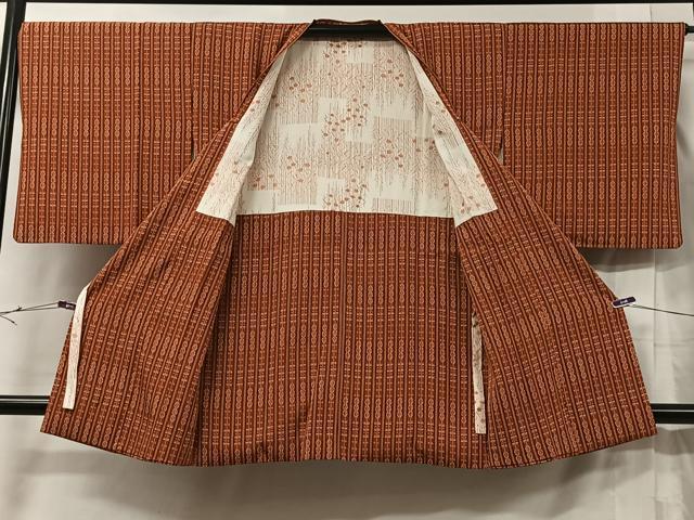 平和屋着物＃道行コート 花間道 正絹 逸品 CABC2858ua