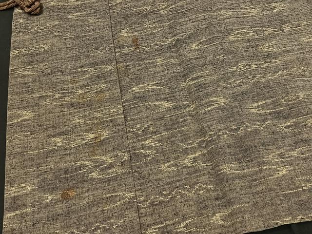 平和屋着物＃道中着 紬地 抽象文様 正絹 逸品 CABC2874ua