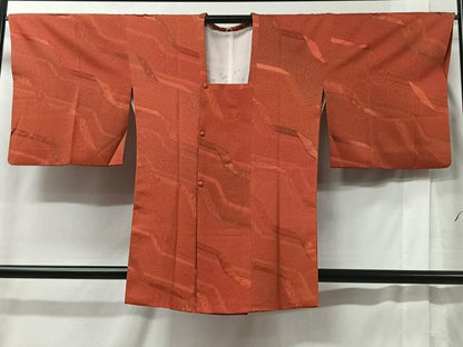 平和屋着物＃道行コート 作家物 抽象文様 正絹 逸品 CABC2894ua