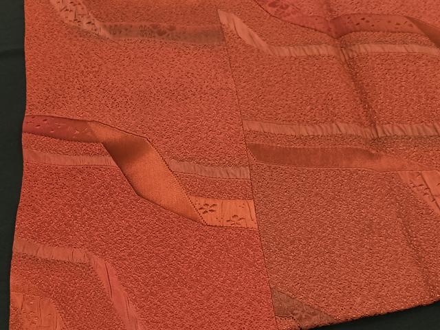 平和屋着物＃道行コート 作家物 抽象文様 正絹 逸品 CABC2894ua