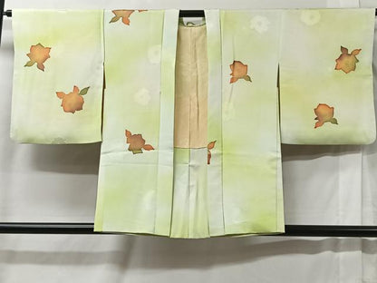 平和屋着物＃羽織 地紋起こし 舞花文 暈し染め 正絹 逸品 CABC2901ua