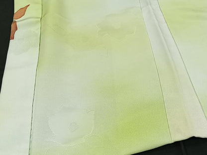 平和屋着物＃羽織 地紋起こし 舞花文 暈し染め 正絹 逸品 CABC2901ua
