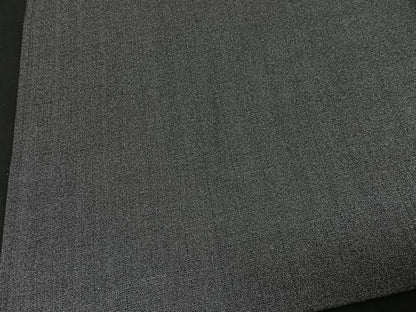 平和屋着物＃男性　角袖　和装コート　単衣　墨色　ロング丈　正絹　逸品　CABC2982ua