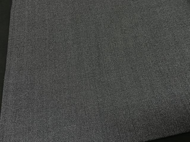 平和屋着物＃男性　角袖　和装コート　単衣　墨色　ロング丈　正絹　逸品　CABC2982ua