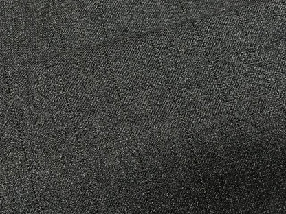 平和屋着物＃男性　角袖　和装コート　単衣　墨色　ロング丈　正絹　逸品　CABC2982ua