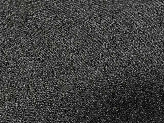 平和屋着物＃男性　角袖　和装コート　単衣　墨色　ロング丈　正絹　逸品　CABC2982ua