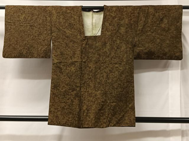 平和屋着物＃道行コート 舞花文 暈し染め 大丸扱い 正絹 逸品 CABC3034ev