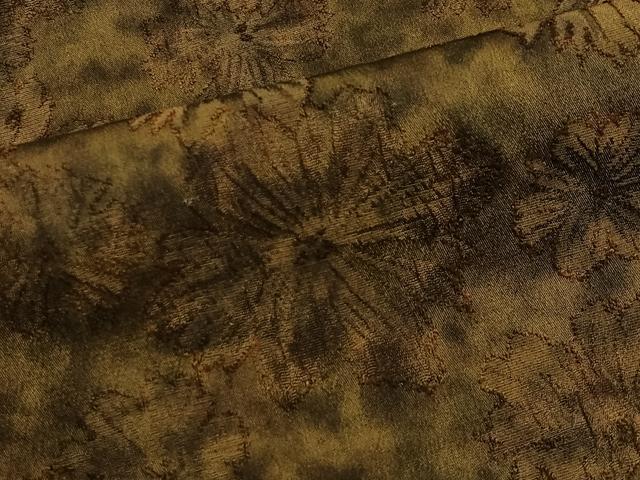 平和屋着物＃道行コート 舞花文 暈し染め 大丸扱い 正絹 逸品 CABC3034ev