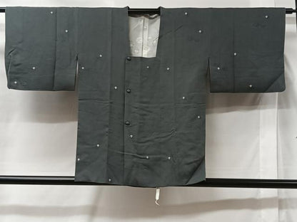平和屋着物＃道行コート 絞り 流水地紋 正絹 逸品 CABC3035ev