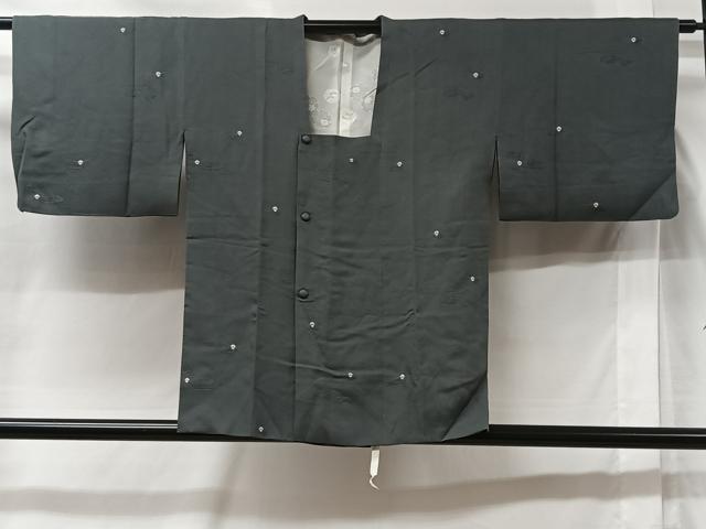 平和屋着物＃道行コート 絞り 流水地紋 正絹 逸品 CABC3035ev