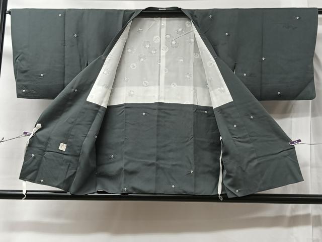 平和屋着物＃道行コート 絞り 流水地紋 正絹 逸品 CABC3035ev