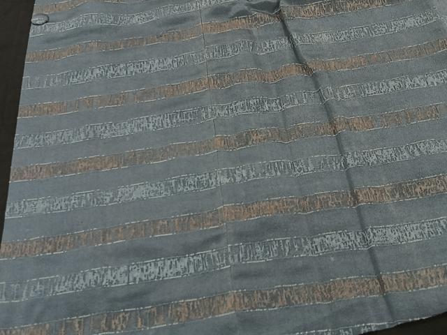 平和屋着物＃道行コート 横段文 正絹 逸品 CABC3042ua
