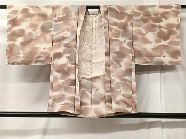 平和屋着物＃羽織 抽象文様 暈し染め 正絹 逸品 未使用 CABC3046ua