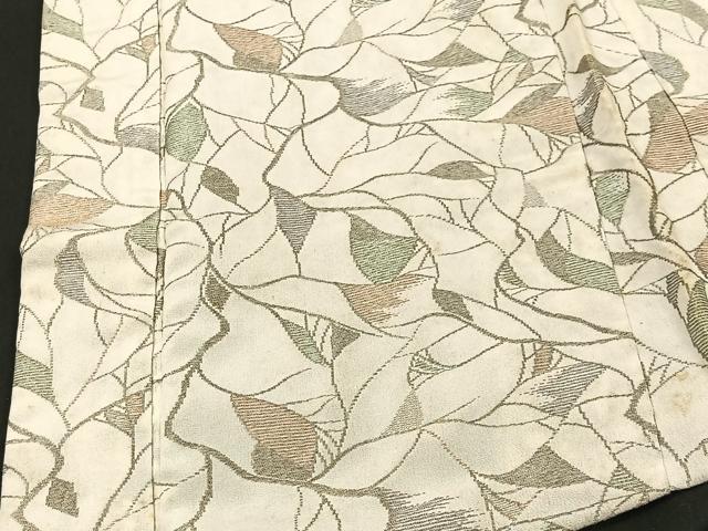 平和屋着物＃羽織 枝葉文 金糸 正絹 逸品 CABC3071ua