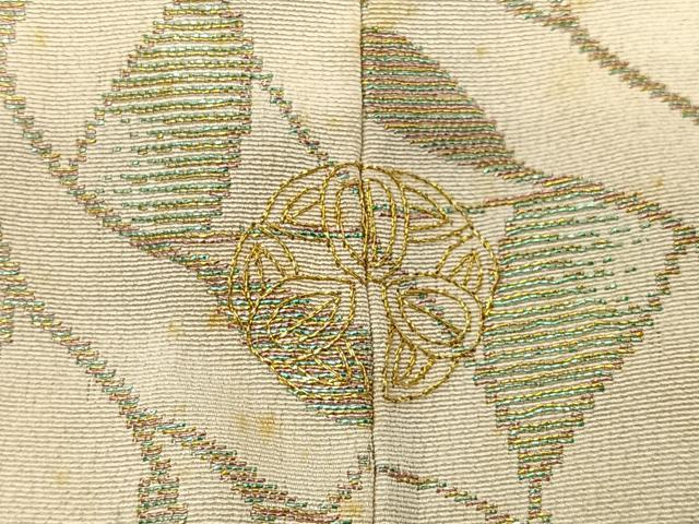 平和屋着物＃羽織 枝葉文 金糸 正絹 逸品 CABC3071ua