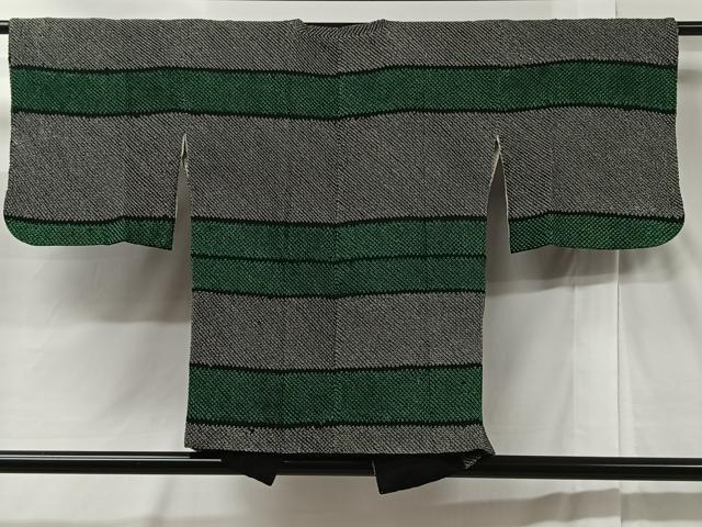 平和屋着物＃道行コート 総絞り 横段文 正絹 逸品 CABC3077ua