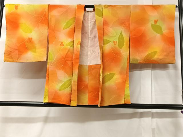 平和屋着物＃羽織 地紋起こし 南天文 正絹 逸品 CABC3100ua