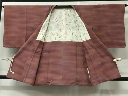 平和屋着物＃道行コート　作家物　霞文　正絹　逸品　未使用　CABC3129ua