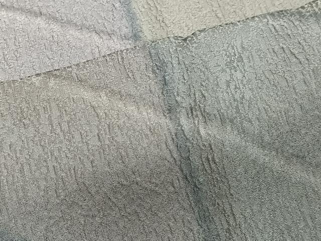 平和屋着物∞染色作家　斉藤三才　道中着　幾何学文　ロング丈　反端　正絹　逸品　CABC3152ua