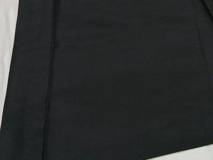 平和屋着物∞男性　長羽織　黒紋付　羽裏：舟　正絹　逸品　CABC3168ua